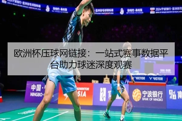 欧洲杯压球网链接：一站式赛事数据平台助力球迷深度观赛